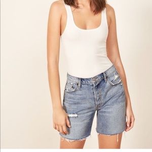 Reformation Cameron Denim Boyfriend Short Oahu